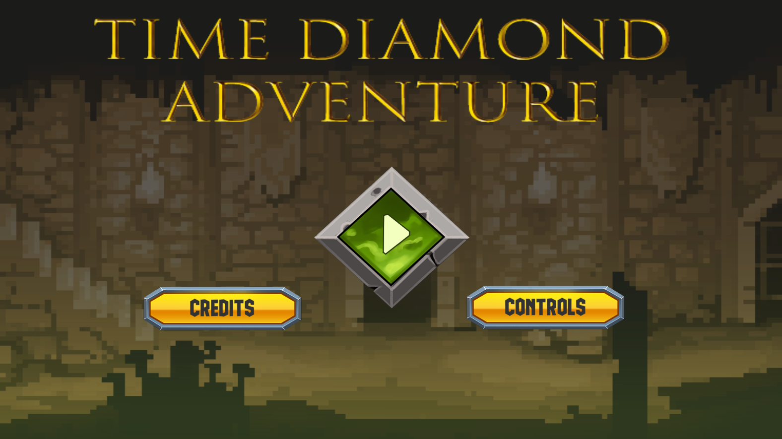 Menu principal de The Time Diamond Adventure