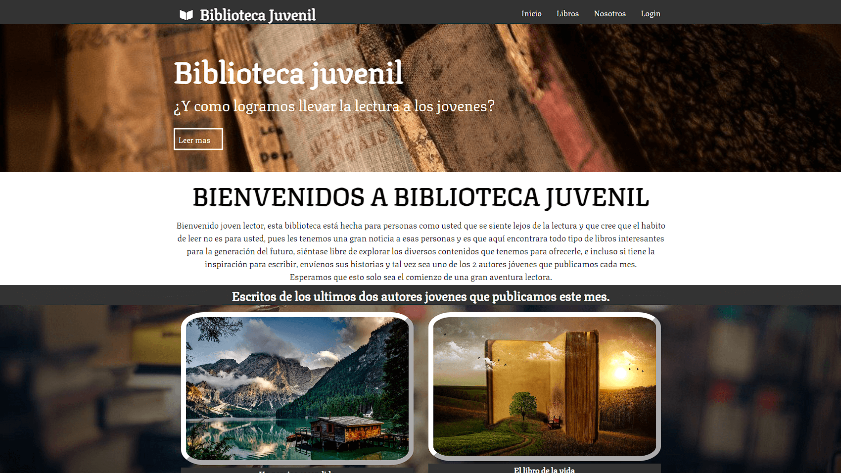 Biblioteca Juvenil WEB